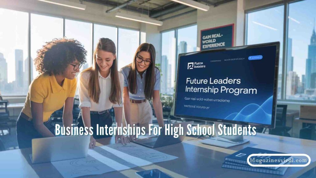 Business Internships For High School Students