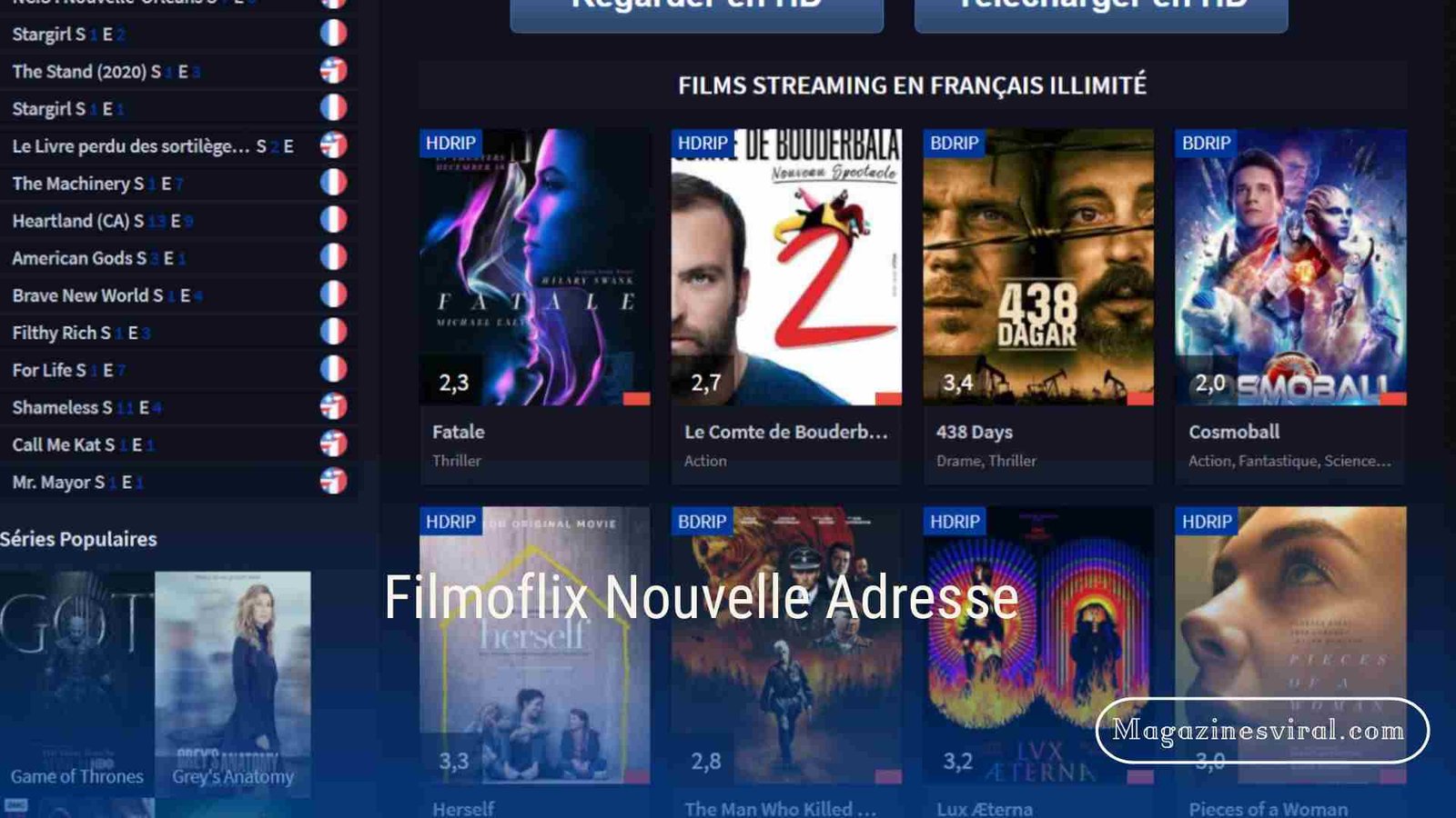 Filmoflix Nouvelle Adresse