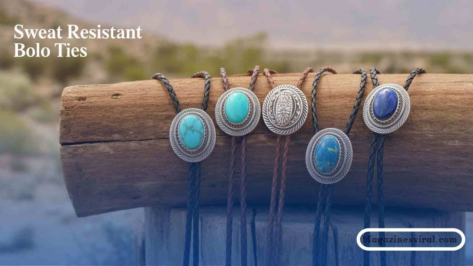 Sweat Resistant Bolo Ties