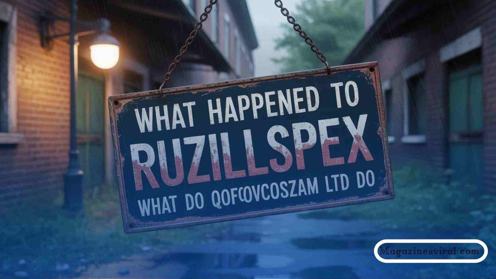 What Happened To Ruzillspex What Do Qofovcoszam Ltd Do