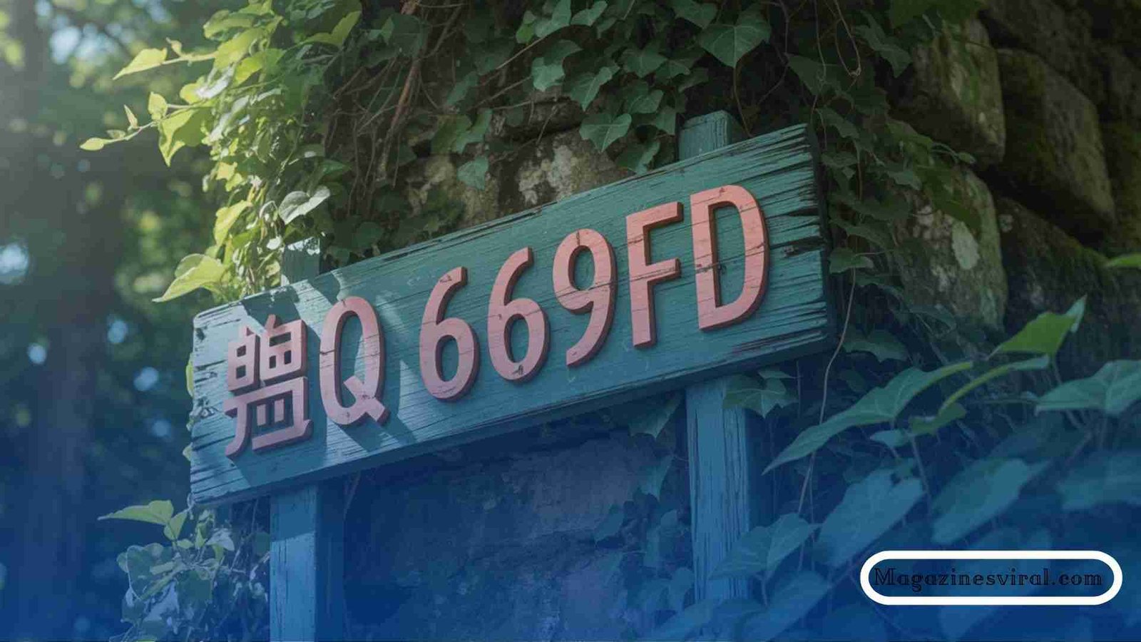 鲁q 669fd